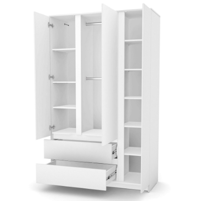 Dulap pentru camera copiilor Rian White 1270